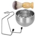 thumbnail image 3 of Shisuyan 1 Ensemble Brosse à Barbe pour Homme Outil de Rasage Support de Brosse de Rasage Outil de Rasage, 3 of 8