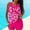 A110 Hot Pink, variant on Tankini Sets for Women Built-in Bra Hibiscus Floral Print Tummy Control Two Piece Bathing Suits with Boyshorts Modest Slimming Summer Swimsuits