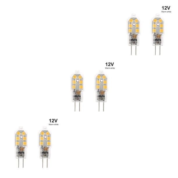 Toystoory Mini bombilla LED de 2 uds., luces nocturnas emisoras de luz de 360 grados para candelabros, lámparas de mesa, iluminación de armario Type1 NO1 Toystoory CBP167224