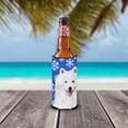 thumbnail image 2 of American Eskimo Winter Snowflakes Holiday Ultra Hugger for slim cans, 2 of 6