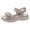 A-Grey111, variant on Yuanlong Womens Sandals Adjustable Hook And Loop Platform Summer Sandals Open Toe Hollow Out Beach Shoes