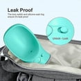 thumbnail image 2 of Portable dog water bottle, 350ml food grade antibacterial travel water bottle for dogs and cats, outdoor pet drinking water, 2 of 5