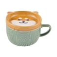 thumbnail image 1 of PFDDRW Animal Coffee Tea Cup Saucer SetCat Coffee Mugs with W3 Lot Lids Birthday, 1 of 9
