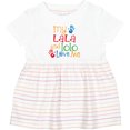 thumbnail image 3 of Inktastic Lala Lolo Loves Me Grandchild Girls Baby Dress, 3 of 5