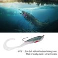 thumbnail image 2 of Cebo Artificial Ecomeon 5 unids se?uelo de la Pesca Suaves lubina Jig Lure SO050-4, 2 of 5