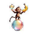 thumbnail image 3 of Cartoon Monkey Stickers, Waterproof Monkey Sticker for Water Bottle Laptop Phone Cases Planner Skateboard Luggage Helmet Party Favor Decor, Ideal for Adults Teens Teacher Rewards, 3 of 9