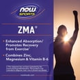 thumbnail image 4 of Supplement NOW Nutrition Sportive ZMA (Zinc, Magnésium) 90 Capsules, 4 of 8
