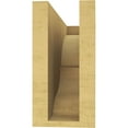 thumbnail image 4 of 4"W x 12"D x 8"H Classic Asheboro Rough Cedar Woodgrain TimberThane Corbel, Primed Tan, 4 of 6
