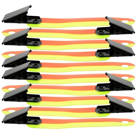 Archery Mark Clip Ribbon Reflective Trail Markers Reflector Clips for Tree Stand Convenient Marking 12 Pcs