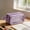 Purple, variant on Pencil Pouch Case with Compartments, Large Capacity Marker Organizer Crayon Box, Handheld Pen Pencil Dispenser for Classroom School Transparent Bag