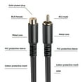 thumbnail image 2 of Bearachild Cable de extensión de Audio a hembra, elegante, Flexible, trenzado, reducción de ruido, HiFi, TV, DVR, Subwoofer, extensor de Cables de audio/vídeo 3 metros, 2 of 6