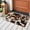 Brown, variant on Cow Patterned Bathroom Mats 2x3 FT,Non Slip Small Kitchen Mat,Vintage Farmhouse Abstract Country Western Washable Soft Backed Front Door Throw Rugs Indoor Outdoor Doormats for Entryway Sink
