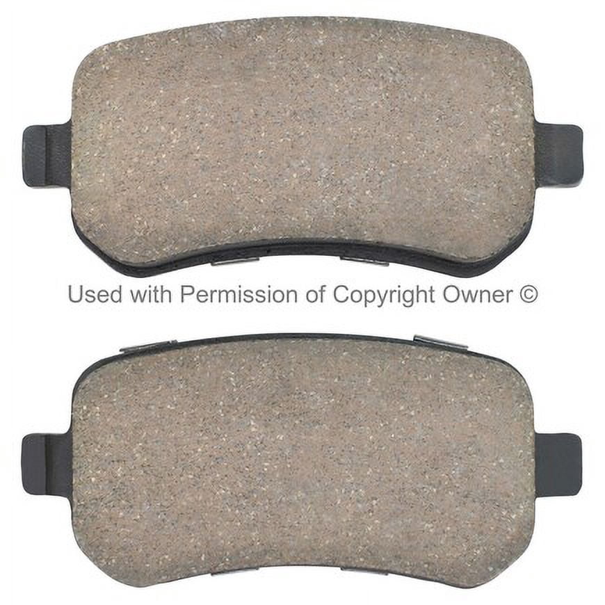 Mpa Electrical 1002-1021M Quality Built Work Force Heavy Duty Brake Pads W/