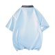 thumbnail image 4 of Camiseta de Manga Corta de Cuello Redondo de Color Sólido para Hombre, Blusa de Moda Casual Suelta para la Primavera Y el Verano, 4 of 6