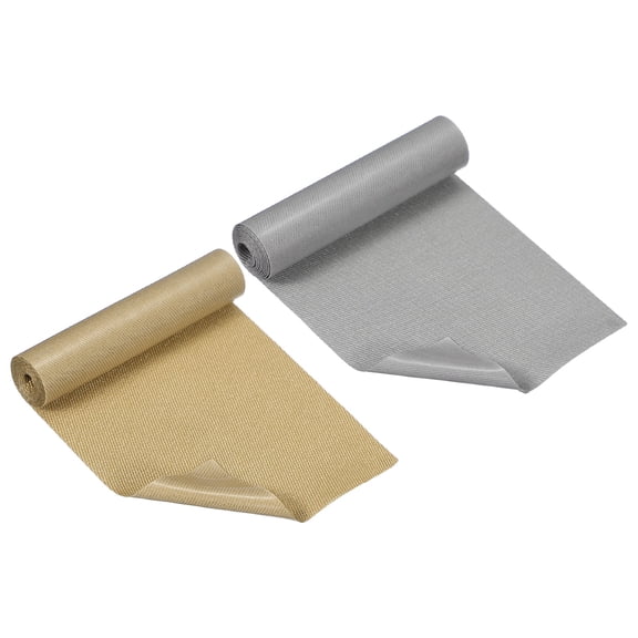 Uxcell Iron on Patches, Iron on Repair, Cotton Denim Patches for Camping Tent Clothing Repair Grey/Khaki & 2 Pack