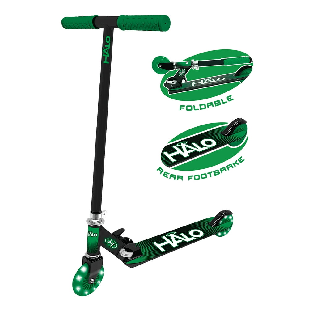 HALO Rise Above Supreme Inline Scooter Green & Black Designed for