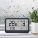 thumbnail image 1 of Reloj despertador digital con pantalla de temperatura y humedad | Termómetro e higrómetro de interior, 1 of 6