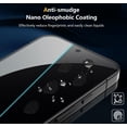 thumbnail image 5 of [2+2Pack] KisonovaGuard for Google Pixel 9 Screen Protector and Camera Lens Film [Privacy Tempered Glass Protector] [9H Hardness] [No-Bubble] [3D Full Coverage], 5 of 7