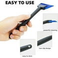 thumbnail image 4 of 7.8" Mini Squeegee with Dual Blue Rubber Blades (2" & 2.6") - Ideal for Car Wraps, Window Tinting, Glass Cleaning, Screen Printing, Craft Projects, and Detailed Adhesive Work, 4 of 6