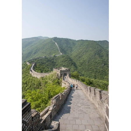 The Original Mutianyu Section of the Great Wall, UNESCO World Heritage Site, Beijing, China, Asia Print Wall Art By Michael