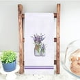 thumbnail image 4 of Watercolor Lavender Vase Kitchen Dish Towel 18 x 26 Inch, Seasonal Summer Lavender Truck Towels Dish Cloth for Cooking Baking Set of 2, 4 of 6
