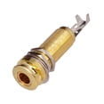 thumbnail image 1 of Lock Socket Guitar Socket Musical Instruments 1 4 Jacks High Sensitivity Strap Lock Socket Guitars Basses Parts Gold, 1 of 10