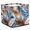 Multicolor 2, variant on CURLYOOT Ladybugs Cube Storage Bin, 13 x 13 x 13 Storage Cube Bins for Organizing, Cute Cartoon Fabric Foldable Closet Baskets with Handles for Closet, Shelves, Clothes
