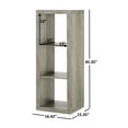 Better Homes & Gardens 3Cube Storage Organizer, Rustic Gray