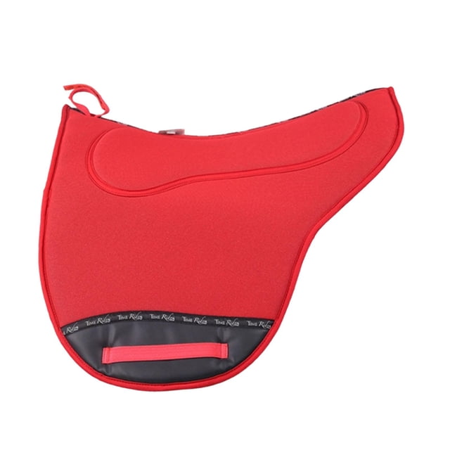 Manta para silla de montar de resistencia, accesorios ecuestres, resistente al desgaste, antideslizante, fácil de instalar. Rojo