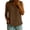 Brown, variant on Summer Tops for Women Work Sleeveless V-Neck Circle Tops - Side Pocket for Fall Green S
