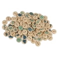 thumbnail image 1 of 100 Uds. Botones de madera con impresión mixta, 2 agujeros, botones de madera decorativos redondos para costura artesanal, Color de registro, dibujos animados de animales del bosque, 1 of 14