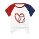 thumbnail image 1 of Camisetas de Manga Corta para las Mujeres a Cuadros Impreso Botón Casual Camiseta, Camisetas de Mujer Casual para Primavera Verano, 1 of 3