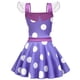 thumbnail image 2 of Disfraz de Cosplay de Inside Out Envy, vestido de princesa + peluca + bolsa para niños, Disfraces de Halloween, Carnaval, cumpleaños, felicidad, 2 of 3