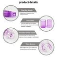 thumbnail image 5 of 50 Pack 5ml Glass Spray Bottles Empty Refillable Fragrance Sample Bottles Small Perfume Vials With 10 Funnels, Purple Floral Print, 5 of 5