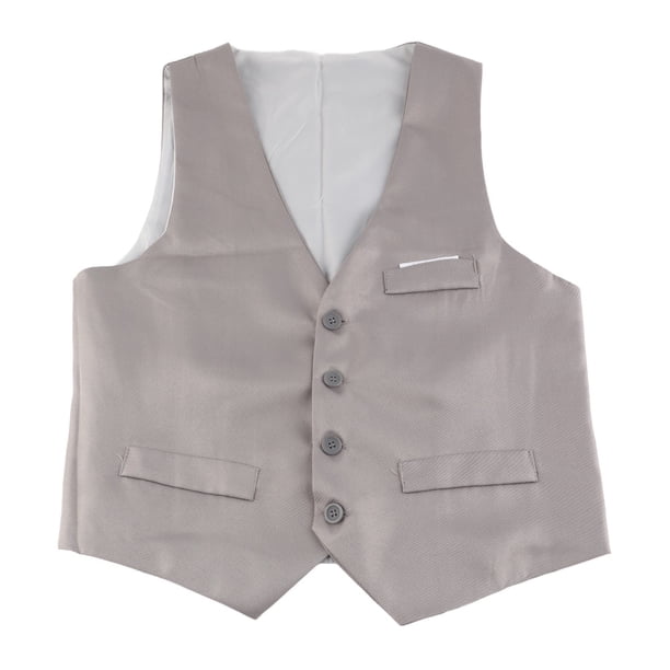 Chaleco,Hombres con estilo Color sólido Chaleco sin mangas para hombres Chaleco formal Características de vanguardia