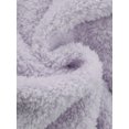 thumbnail image 5 of Pantalones de pijama para mujer INSPIRE CHIC, de felpa suave, con cinturilla elástica, ropa de casa cálida y esponjosa, pantalones largos de invierno con bolsillos, color morado M, 5 of 5