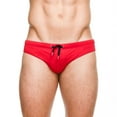 thumbnail image 2 of zeranth Adult Men Swimming Trunks Low Rise Solid Color Water Repellent Swim Briefs Swimwear Quick Drying Swimming Trunks Swim Shorts, 2 of 7