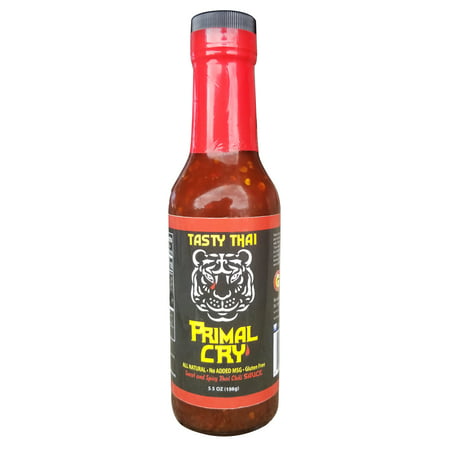 Spicy and Sweet Chili Sauce by Tasty Thai Primal Cry - All Natural and Gluten Free Thai