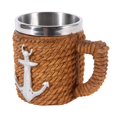 thumbnail image 3 of Artículos de Vasos de resina Cabezas de Taza para beber Marron Gloria Taza de resina Taza de agua de café, 3 of 6