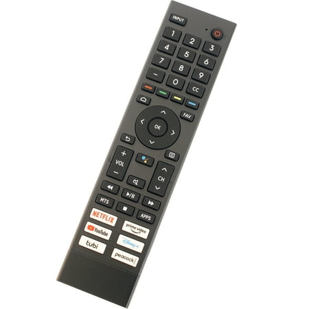 Generic Hisense ERF3J80H Smart 4K UHD TV Remote Control w/APP Shortcuts (No Voice Control)