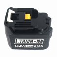 thumbnail image 4 of 2 Pzas para Makita 14.4V 6Ah Baterías Recargables para Herramientas Eléctricas +Dual Charger Dc18rd4S2P 18650 Batería Li-ion para Makita 14.4V BL1460 BL1430 1415 194066-1, 4 of 10