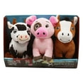 thumbnail image 1 of Farmyard Friends Plush Dog Toys, 3-count, 1 of 1