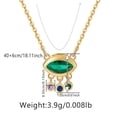 thumbnail image 1 of Zhuge Colgante de collar hecho a mano, engastado con collar colgante de circonita (oro), 1 of 2