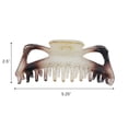 thumbnail image 2 of Motique Accessories Jumbo Jaw Clip Extra Large Marbleized Hair Claw, Adults (Glitter Brown), 2 of 5