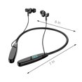 thumbnail image 6 of amlbb Neckband Bluetooth 5.0 HeadphonesHD Stereo Wireless Sports EarphonesAround Neck Bluetooth Headphones Noise Cancelling Mic, 6 of 7