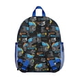 thumbnail image 3 of Monster Truck Off Road Pattern Backpack Backpack for School,Schoolbag with Adjustable Shoulder Straps & Padded Back,13.8"x11.4"x6", 3 of 6