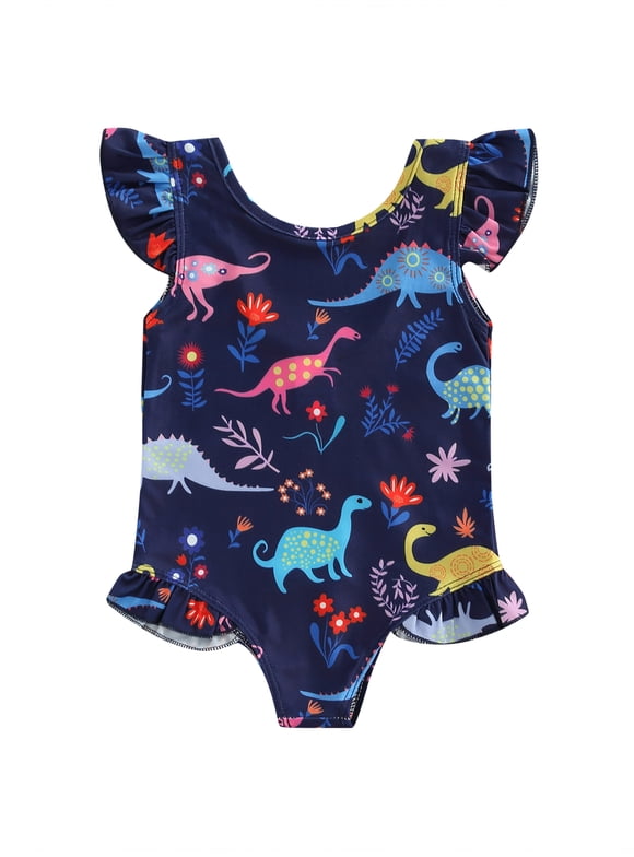 Dinosaur Swimsuit Girl