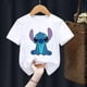 thumbnail image 3 of Camiseta infantil de Disney Lilo Stitch, camiseta kawaii, ropa informal de dibujos animados de anime para niños, camiseta para niñas y niños, camisetas de moda Y2K, 3 of 5