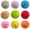 9Pcs, variant on 9 count Fuzzy Ball Toys - Safe Pom Pom Balls for Indoor Cats, Kitten Chasing Toys with (Multicolor)