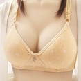 thumbnail image 2 of THDHVS Wireless Bra,Plus Size Wireless Push Up Bra Comfortable Everyday Wear for Moms,Bras for Women Khaki 42BC, 2 of 4